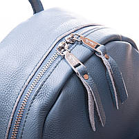 Жіноча шкіряна сумка 8635-9 blue. Купити жіночі сумки гуртом і в роздріб із натуральної шкіри в Україні, фото 5