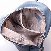 Жіноча шкіряна сумка 8635-9 blue. Купити жіночі сумки гуртом і в роздріб із натуральної шкіри в Україні, фото 6
