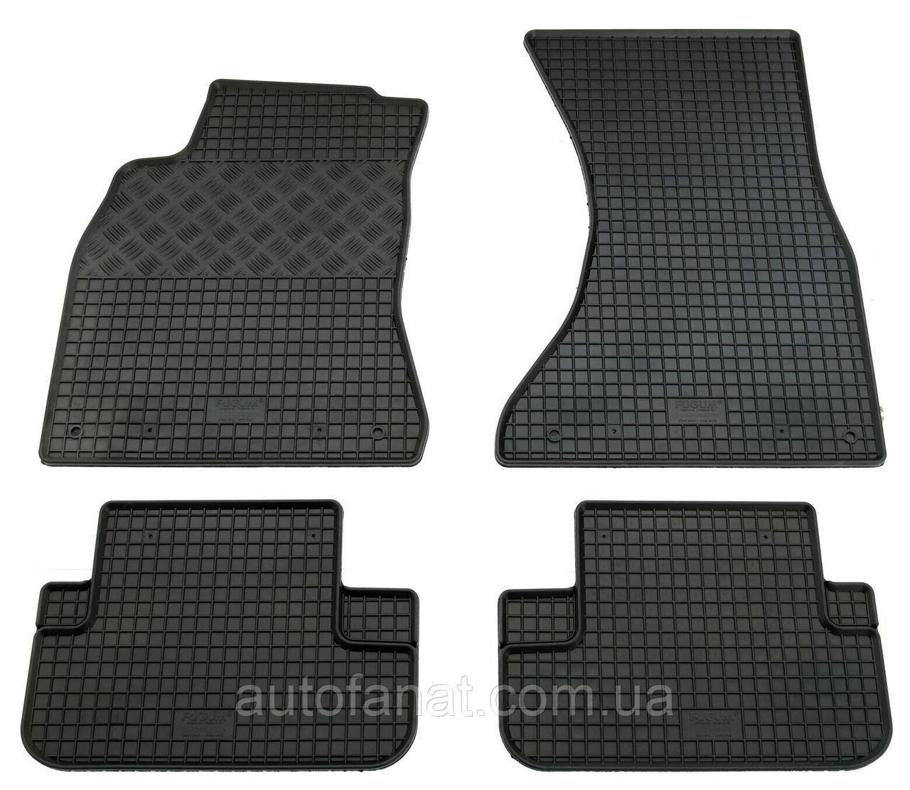 Килимки Audi в салон A4 B8 (2007-2015), A5 8T Sportback (2007-2016), гумові (4шт) Rigum Чехія (900132)