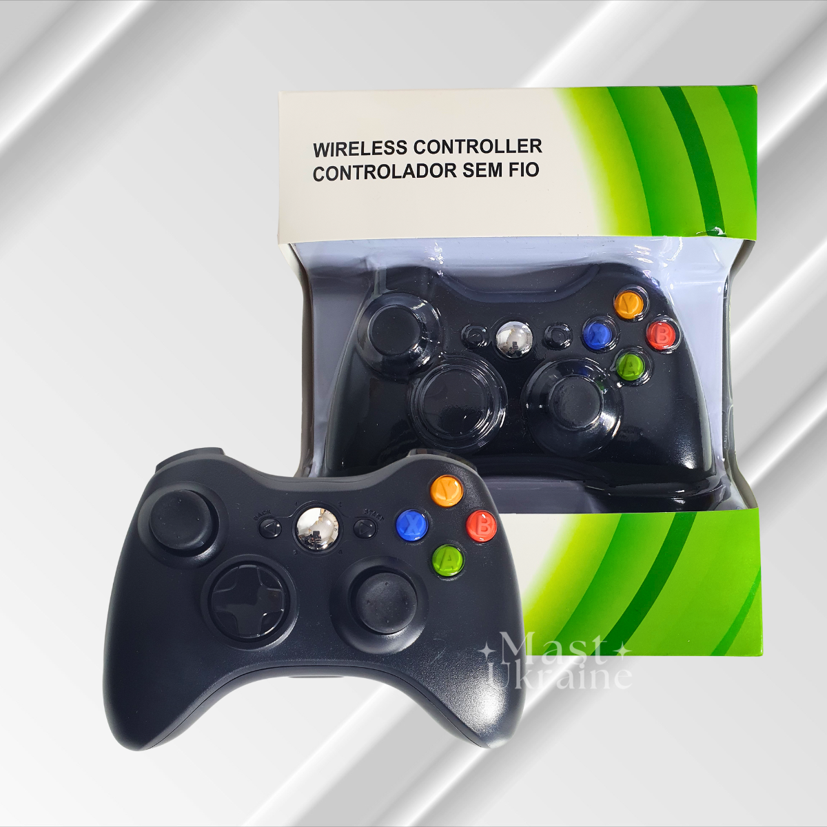 Бездротовий джойстик Xbox 360 Wireless Controller, Bluetooth контролер для Xbox 360, PC, Android - VEN-108 чорний