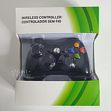 Бездротовий геймпад Xbox 360 Wireless Controller, Bluetooth із бездротовим сигналом до 10м. NDM-360-Black, фото 5