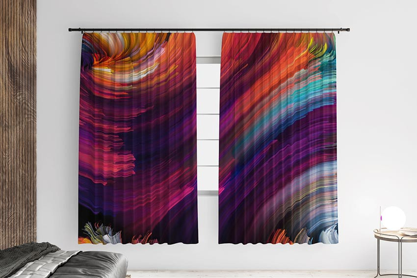 Штори з принтом «Космічний Потік. Cosmic Flow»