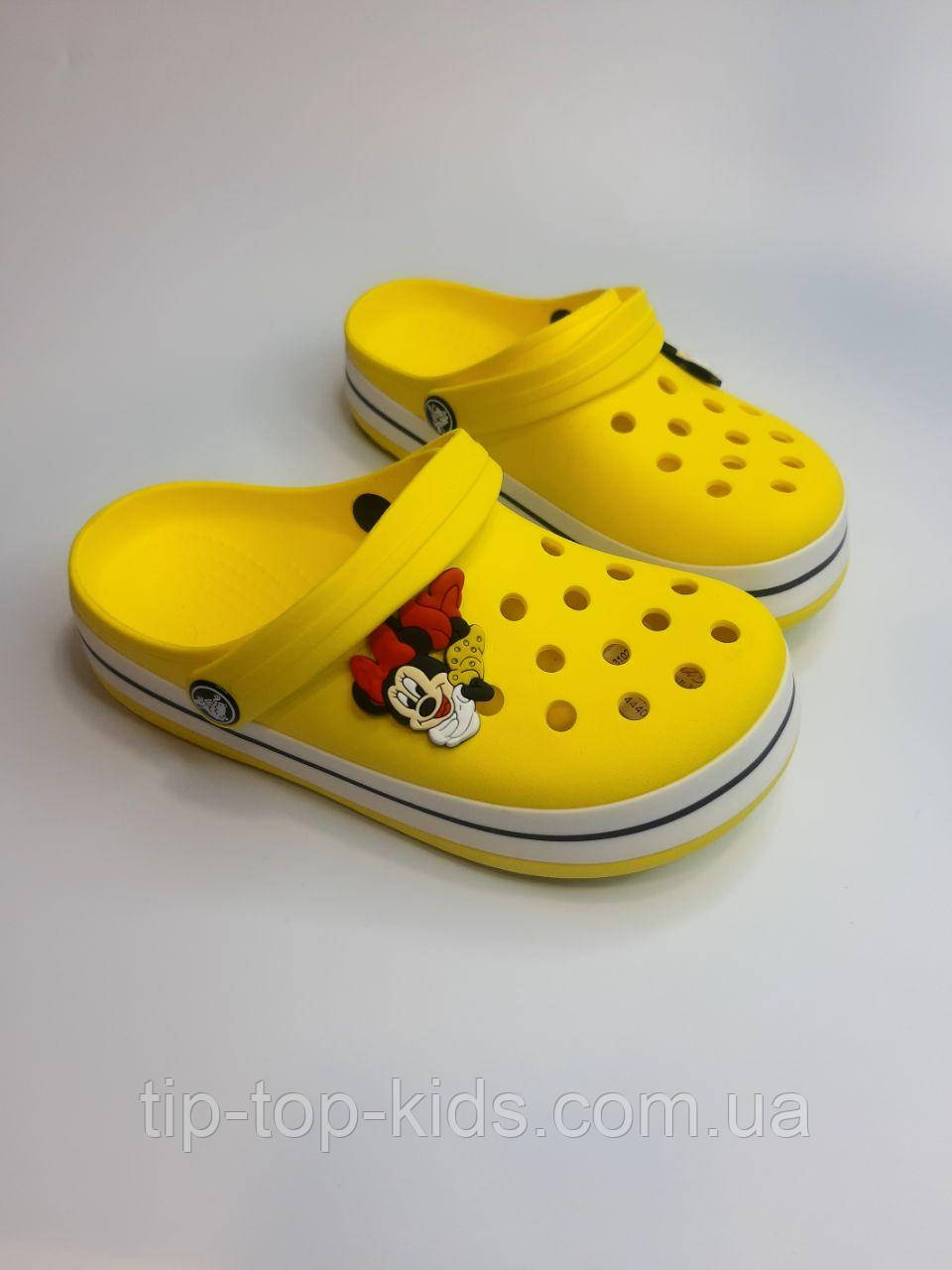 Сабо-крокси Dago Style 3102-308 жовтий р.33-35, фото 1