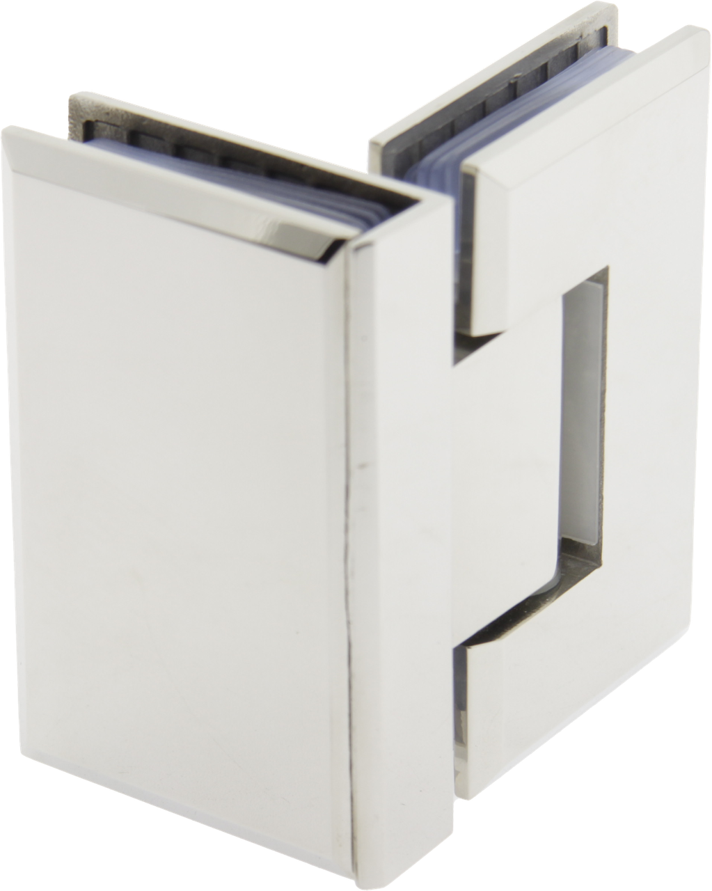 Петля для душових кабін скло - скло 90 градусів Сатин