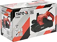 Шліфмашина мережева стрічкова 1200 Вт YATO YT-82242, фото 3
