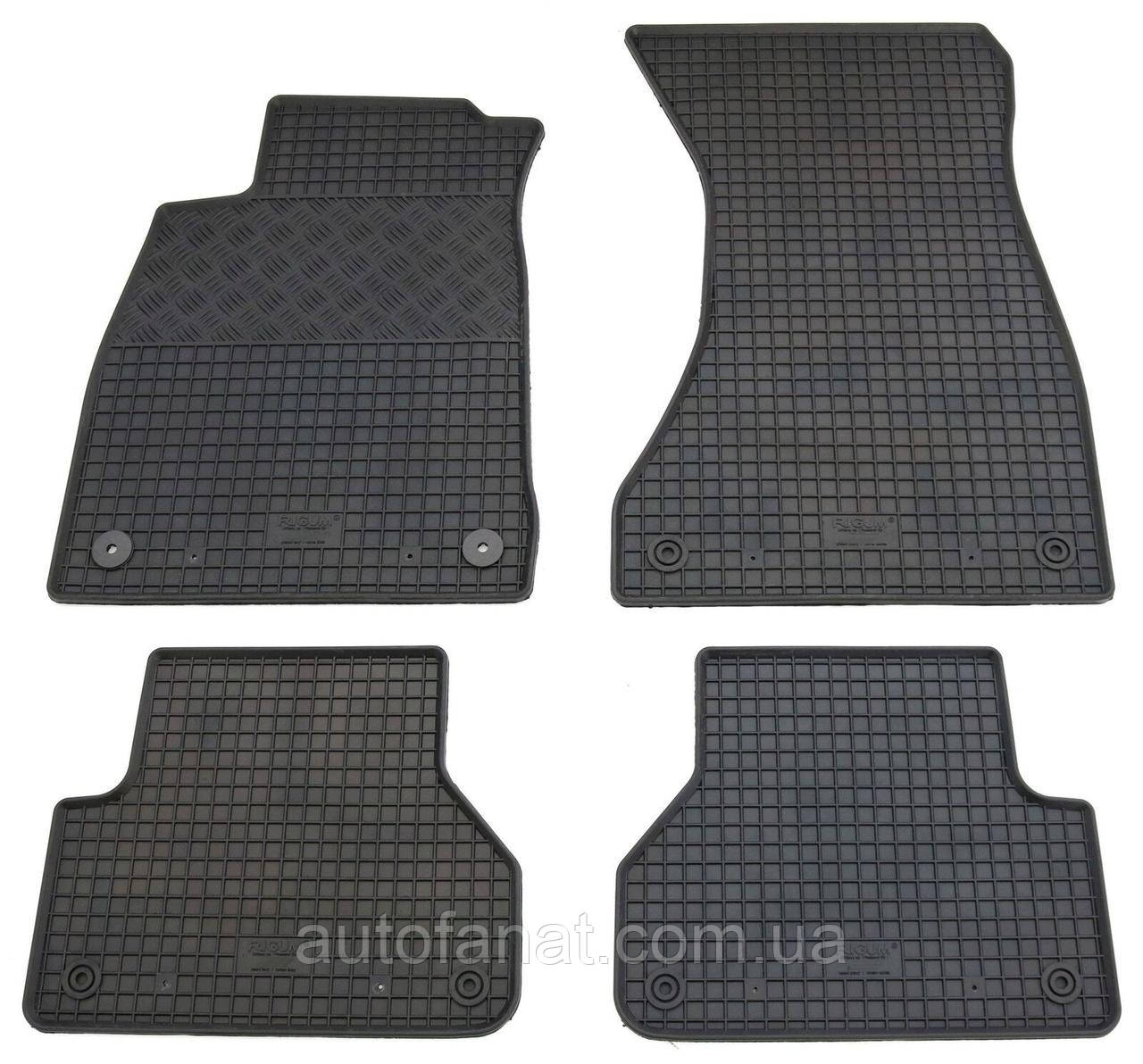 Килимки в салон Audi A4 B9 (2015-2023) / A5 Sportback 2016-, гумові (4шт) Rigum Чехія (903546)