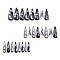 Накладні нігті 24 шт. + клей для нігтів, стилет для манікюру, фото 2