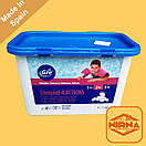 Astral Pool 4в1 20 г, 1кг хімія для басейну. Маленькі мульти таблетки для басейну 3в1 довгий комбі хлор табс, фото 2