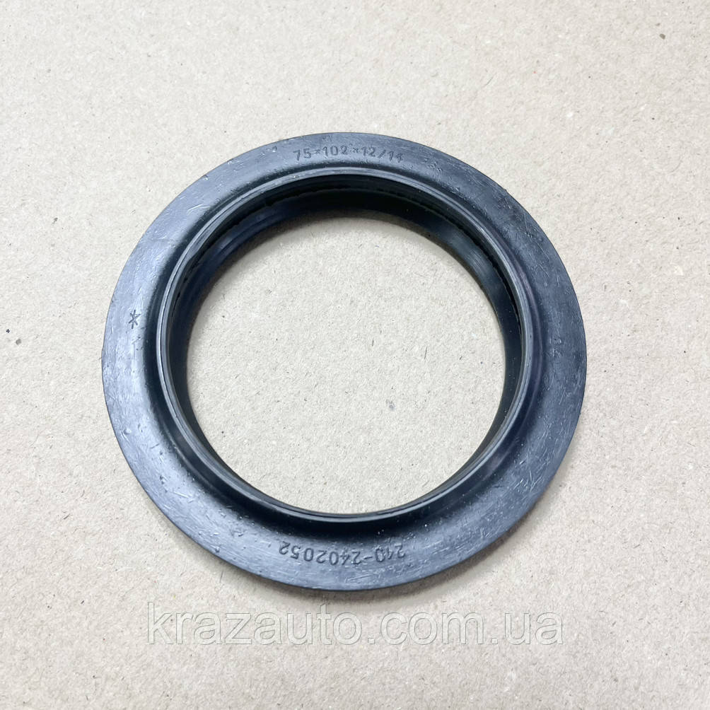 Сальник 75х102 редуктора моста КРАЗ (75х102х12/14) 210-2402052, фото 1