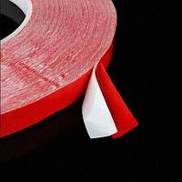 Скотч професійна модель Біом AT-2s-200-78-50-RED (7,8мм х 50м) тканинна основа, червоний Biom