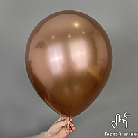 Надувна куля 12" хром Рожеве Золото 2550