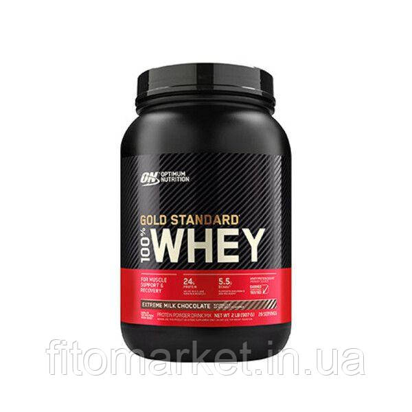 Сироватковий протеїн Optimum Nutrition 100% Whey Gold Standard Extreme Milk Chocolate 909 г