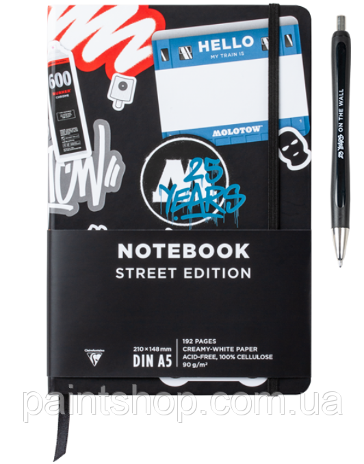 Скетчбук Molotow Notebook DIN A5 148x210 мм Street Edition (Тверда обкладинка), фото 1