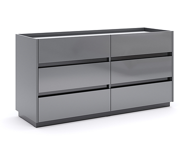 Комод Тео 6 шухляд Графіт ТМ Міро-Марк