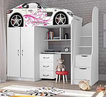 Дитяче ліжко-кімната No1 Bed Room для дівчинки ТМ Viorina-Deko