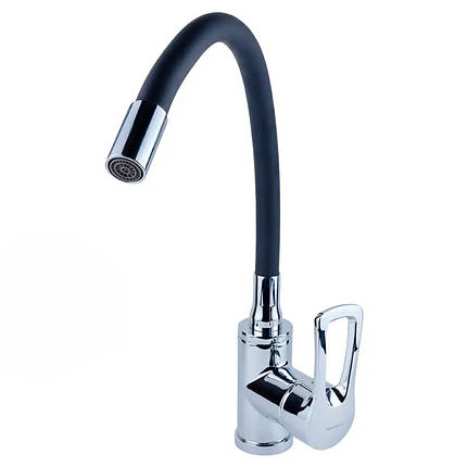 Змішувач ML Ø40 для кухні гусак силіконовий на гайці AQUATICA (ML-4B544C), фото 1