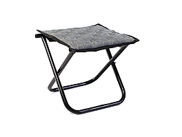 Рибальський стілець без спинки сірий