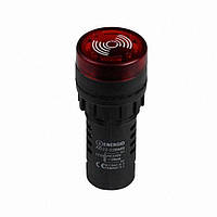 Зумер із індикатором стандарт якості ENERGIO AD22-22BMR 220В AC червоний