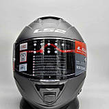 Мотошолом LS2 FF800 Storm 2 MATT TITANIUM ECE2206, фото 7