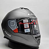 Мотошолом LS2 FF800 Storm 2 MATT TITANIUM ECE2206, фото 4