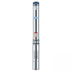 Насос відцентровий свердловинний 1.1 кВт H 127(98)м Q 55(35)л/хв Ø102мм mid AQUATICA 4QJD3-18-1.1 (778125)