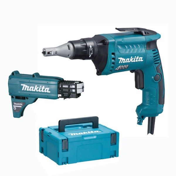 Мережевий шуруповерт для гіпсокартону Makita FS4000JX2 (0.57 кВт, 16 Н*м), фото 1