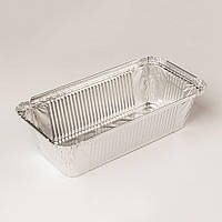 Контейнер з кришкою з харчової алюмінієвої фольги SP62L (218х113х54 мм) 100шт/уп., 12 уп/ящ