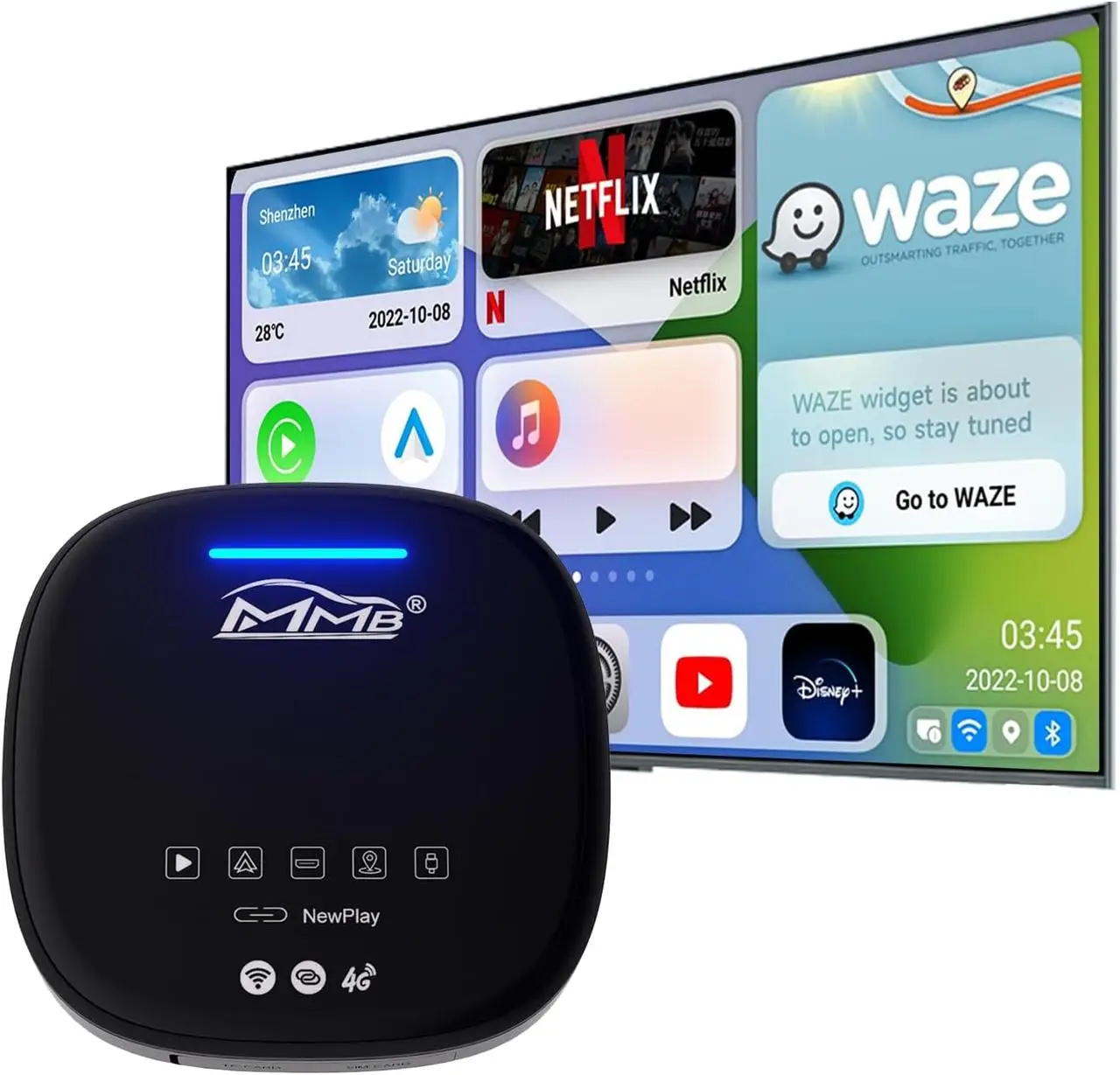ТБ-приставка Magcubic Android 11.0, 4 ГБ ОЗП, 64 ГБ ПЗП, підтримка av1/VP9/4K UHD/BT 5.2/2.4 Amazon, Німеччина