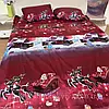 Комплект постільної білизни Бязь, Сімейний (150x215 см - 2шт), наволочка 70х70 см / Новорічна постільна білизна, фото 4