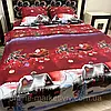 Комплект постільної білизни Бязь, Сімейний (150x215 см - 2шт), наволочка 70х70 см / Новорічна постільна білизна, фото 9