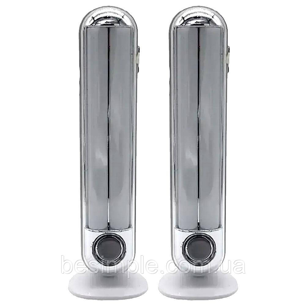 Комплект 2шт Лампа з підставкою і гачком YL-8682T-S / Акумуляторний світильник / Кемпінговий ліхтар, фото 1