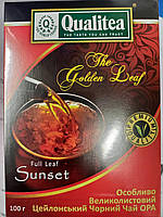 ЧАЙ QUALITEA SUNSET ЧОРНИЙ КРУПНОЛИСТОВИЙ 100