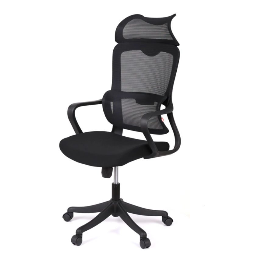Крісло комп'ютерне Доріан BL TILT Чорний (K-01 black OS-3000 Black), фото 1