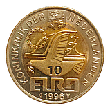 Нідерланди 10 євро, 1996 Віллєм Баренц, фото 2