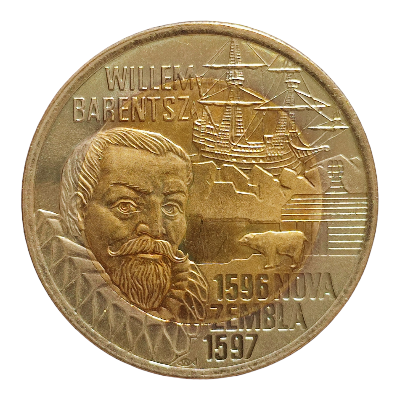 Нідерланди 10 євро, 1996 Віллєм Баренц, фото 1