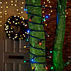 Світлодіодна гірлянда M-2 MULTI, від мережі, 10м, 100LED, Різнокольорове / Вулична гірлянда, фото 2