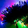 Світлодіодна гірлянда M-2 MULTI, від мережі, 10м, 100LED, Різнокольорове / Вулична гірлянда, фото 9