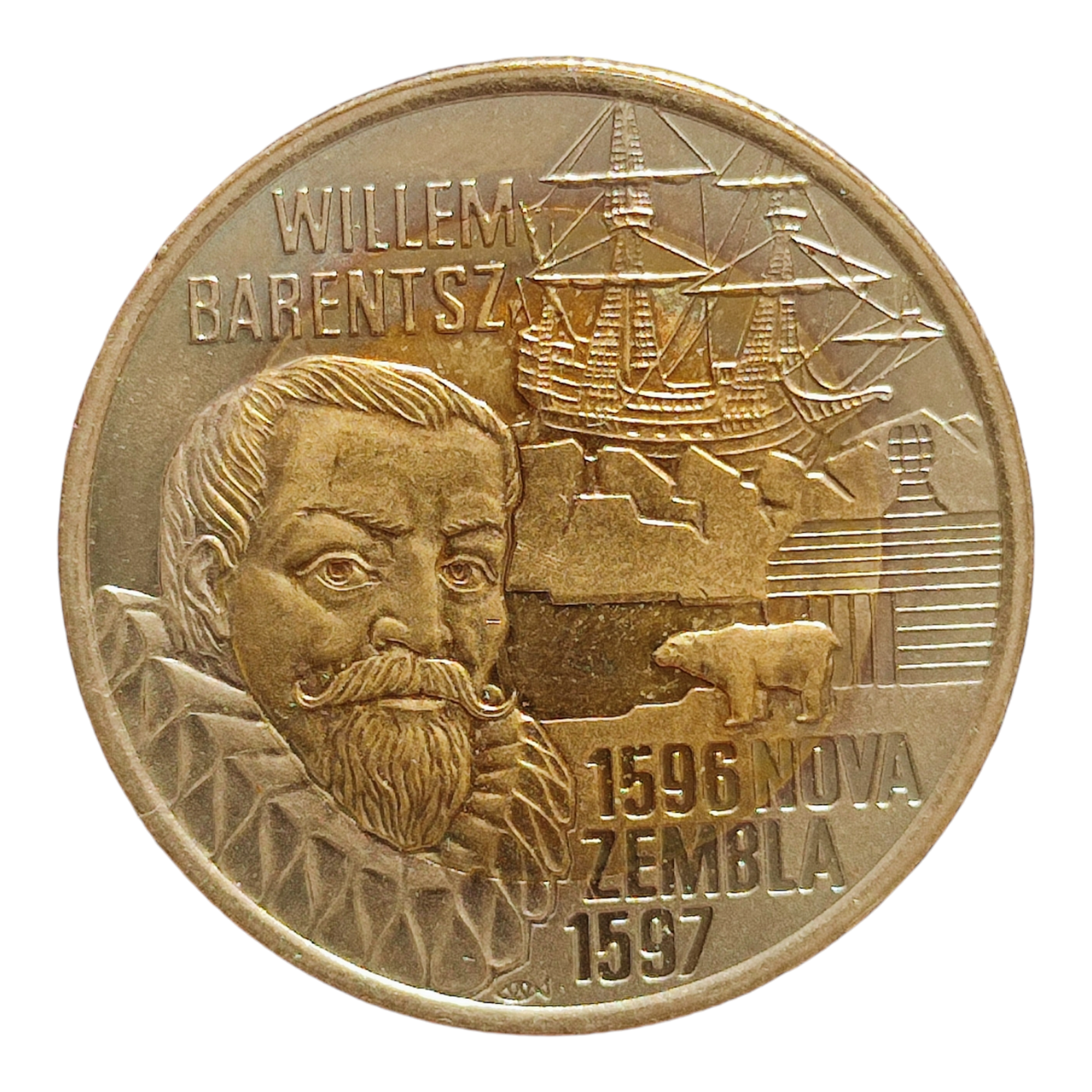 Нідерланди 10 євро, 1996 Віллєм Баренц, фото 1