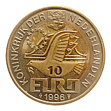 Нідерланди 10 євро, 1996 Віллєм Баренц, фото 2