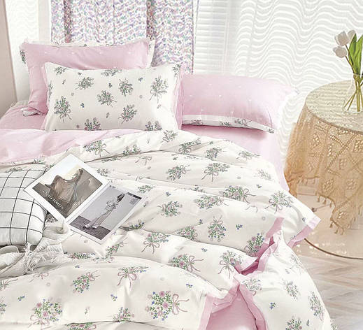 Постельное белье семейное ранфорс на молнии (23518), фото 1