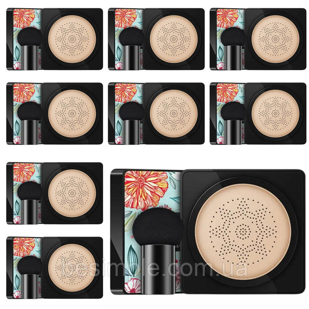 Набір 10шт Тональний кушон Images Moisture Beauty Cream Concealer + спонжик, Натуральний / Тонувальний крем, фото 1