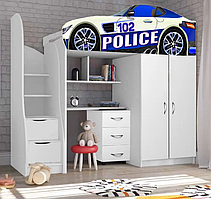 Дитяче ліжко-кімната №1 Bed Room Police / Поліція ТМ Viorina-Deko