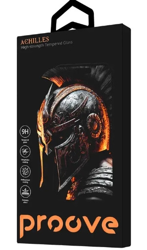 Захисне скло для iPhone 16 Pro - ACHILLES (Proove) 9H, Black (2003000153651)