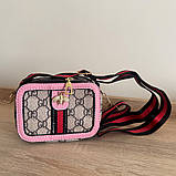 Набір аксесуарів сумочка хустинка окуляри годинник гаманець парфуми помада сережки підвіска на шию в кор 54*6*38см (S4), фото 4