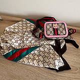 Набір аксесуарів сумочка хустинка окуляри годинник гаманець парфуми помада сережки підвіска на шию в кор 54*6*38см (S4), фото 6