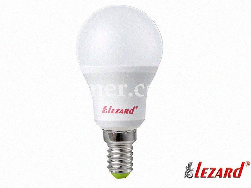 ЛІД лампочка кулька стандарт якості Лезард A45 5W 2700K E14 220V LEZARD427-А45-1405
