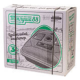Інкубатор з механічним переворотом Теплуша Greeny 88 ТМВ 220/50, з датчиком вологості, турбо вентилятор, підсвічування в інкубацій, фото 3