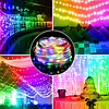 Комплект 2 шт Розумна гірлянда-стрічка 10 м від USB + пульт, Роса / Світлодіодна RGB стрічка з керуванням телефоном, фото 5