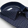 Сорочка чоловіча, приталена (Slim Fit), з довгим рукавом, FITMENS FS-003370 LACIVERT 97% бавовна 3% еластан, фото 3