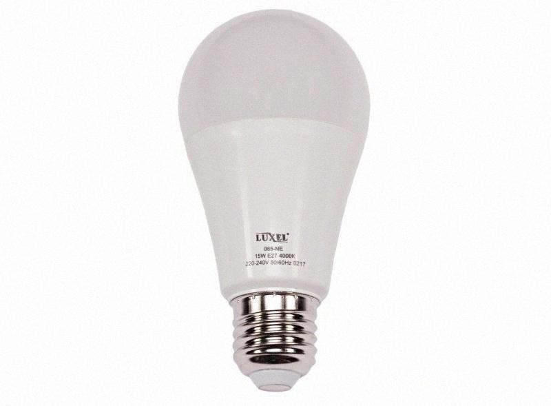 Лампа з високим ресурсом Люксель LED А60 12w E27 4000K (064-NE) LUXEL